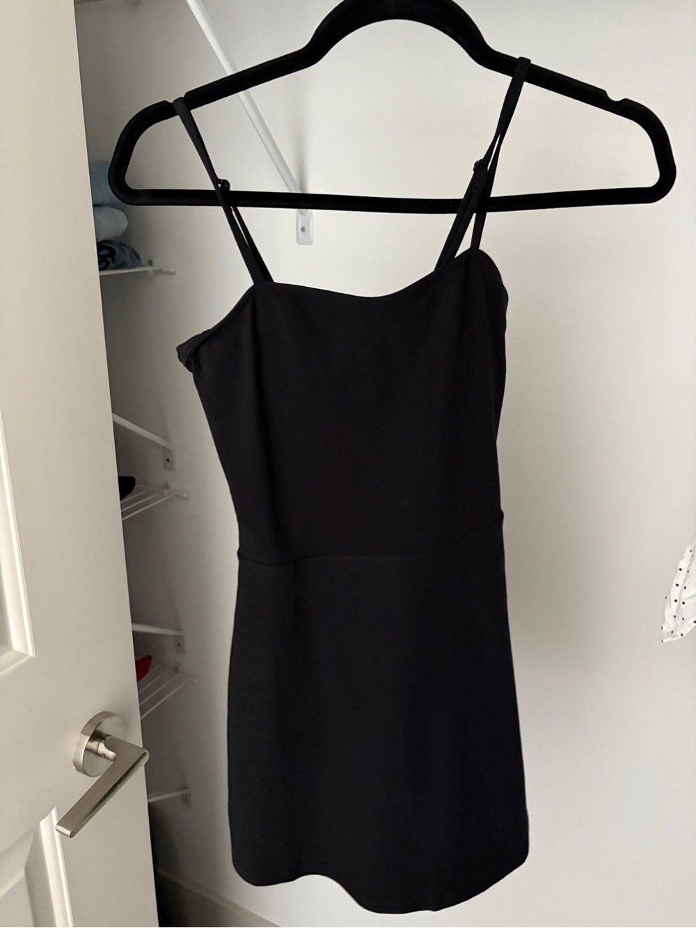 Alo Courtside Tennis Classic Black Dress
